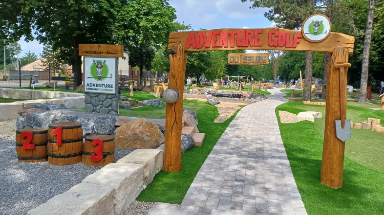 Minigolfanlage Duisburg Eingang