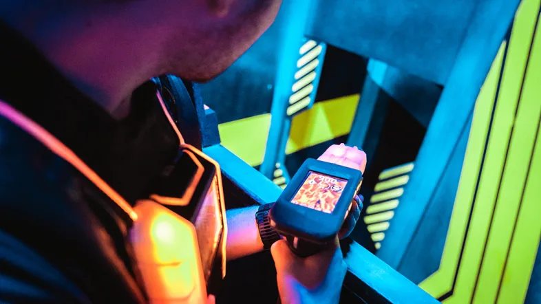 Lasertag im Alma Park