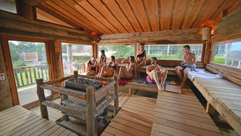 Beach House Sauna innen