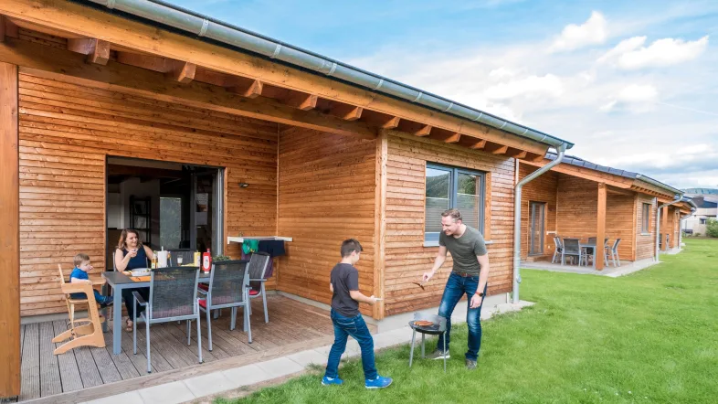 Aqua Magis Resort Ferienhaus Moonlight Terrasse Ausschnitt