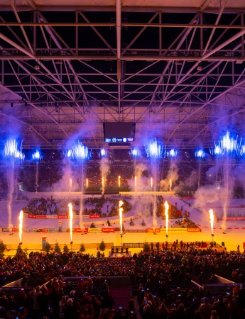 Biathlon auf Schalke Menschenmasse 2