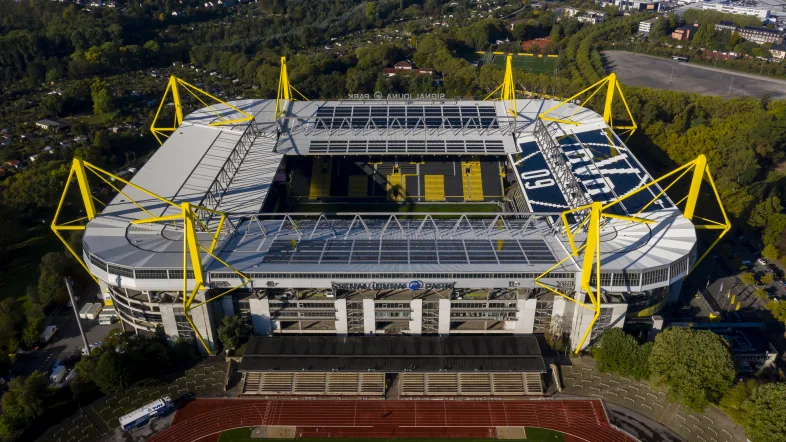 Stradion Drohnenaufnahme