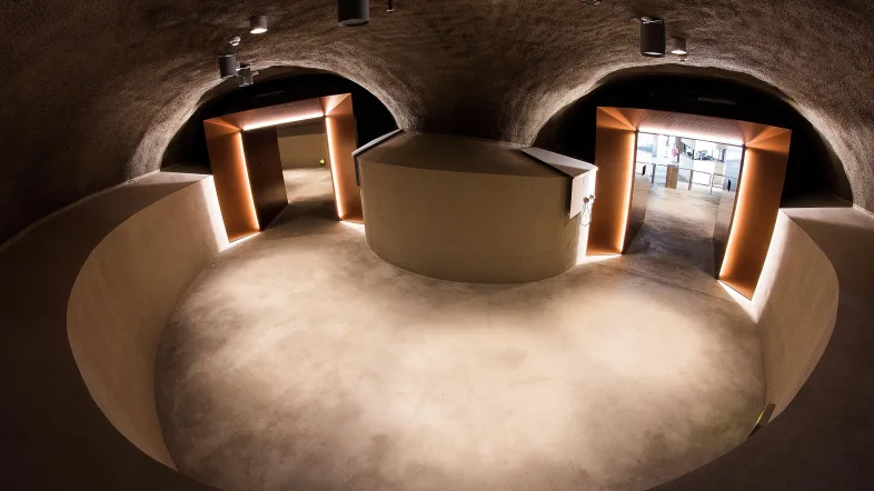 Ansicht des Eingangs der Burg Altena.