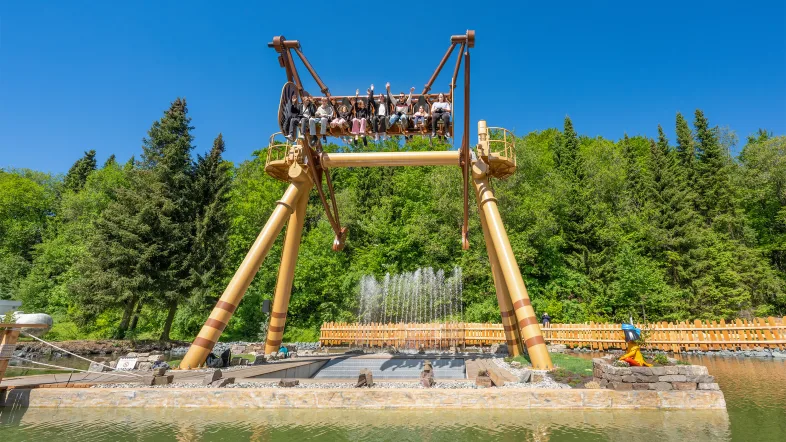 Riesenschaukel im Tal von Yakari