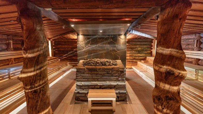 Sauna Innenansicht