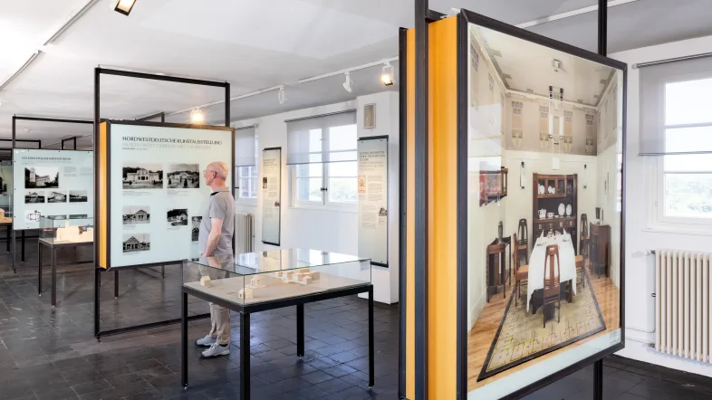 Innenansicht des LVR-Industriemuseum Peter-Behrens-Bau.