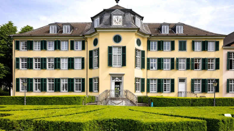 Außenansicht des LVR-Industriemuseum Textilfabrik Cromford.