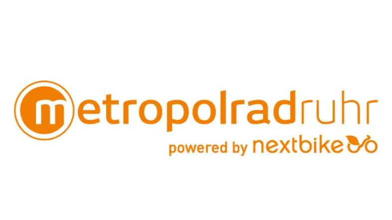 Logo von Metropolradruhr, dem städteübergreifenden Fahrradleihsystem.