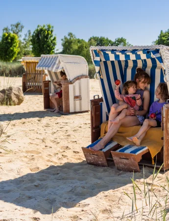 Strandkorb im Naturbad
