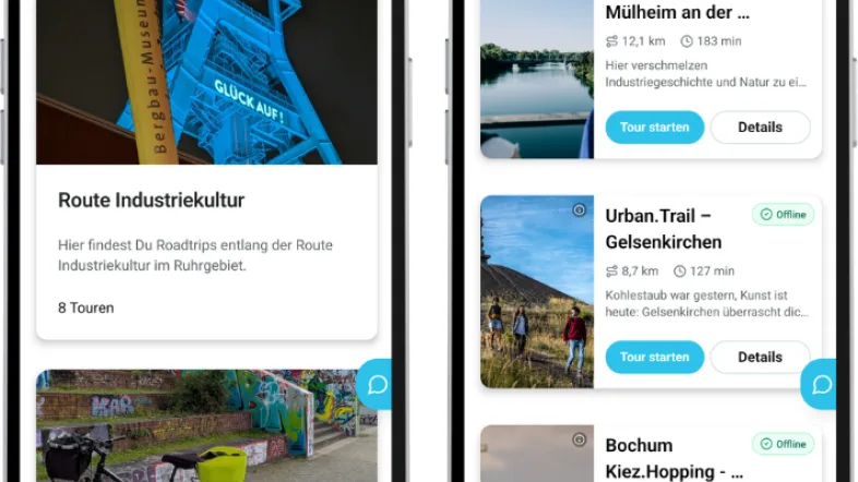 Screenshot der App Roadstory