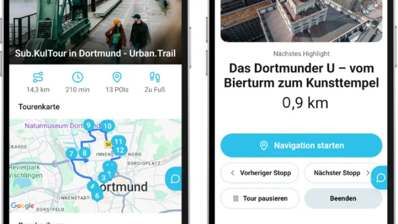 Screenshot der App Roadstory