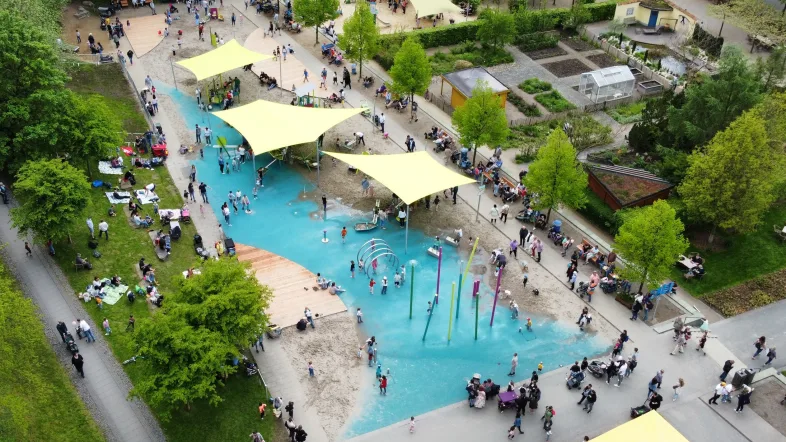 Neuer Wasserspielplatz 2025