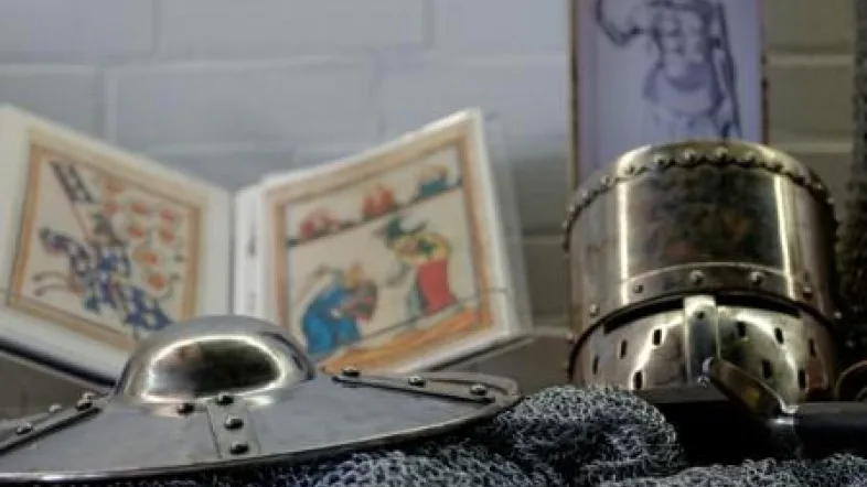 Ausgestelltes Buch im Siegfried Museum in Xantern.