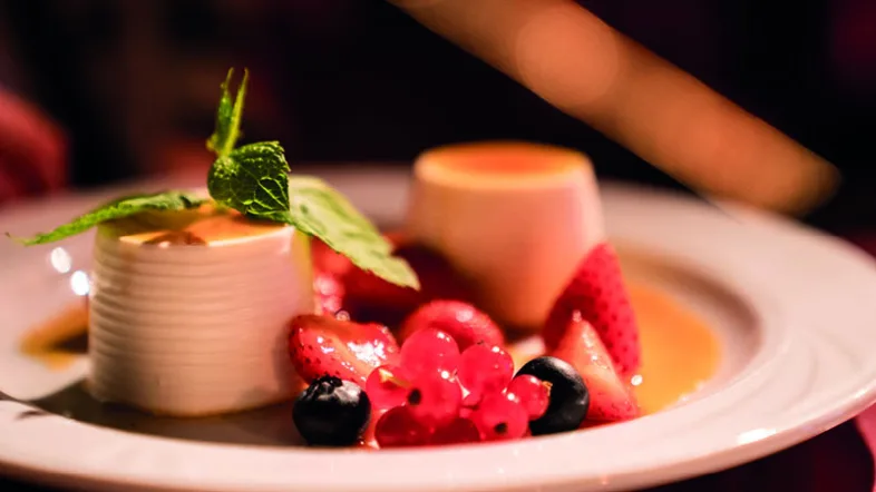 Dessert beim Varieté et cetera in Bochum.