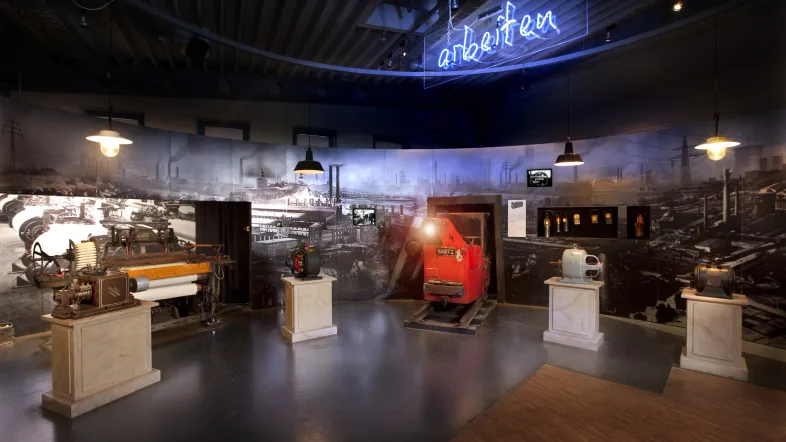 Der Ausstellungsteil Arbeiten im Museum Strom und Leben Recklinghausen.